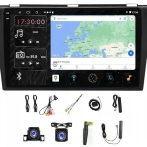 RADIO NAWIGACJA CARPLAY GPS ANDROID BT MAZDA 3 2004-2009 4GB 64GB SIM Promocja