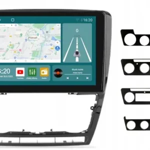 Oryginalny RADIO NAWIGACJA CARPLAY ANDROID SKODA OCTAVIA 2 2004-2013 256GB SIM