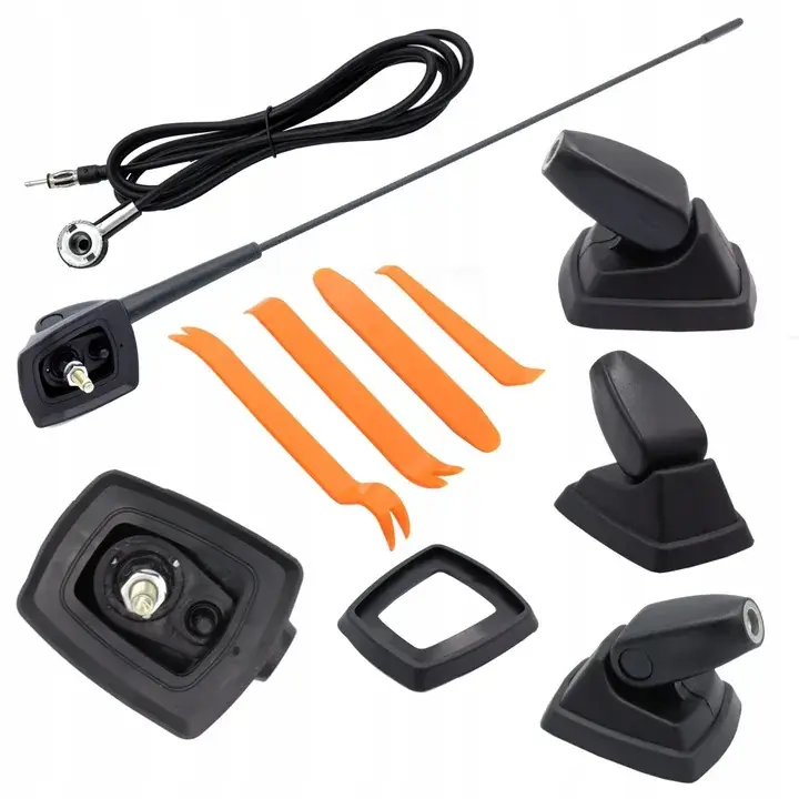 Antena Samochodowa Maszt Bat do CITROEN PEUGEOT RENAULT DACIA + ściągacze Premium