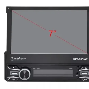 Darmowa dostawa RADIO SAMOCHODOWE BT 1 DIN 7" DOTYKOWE ANDROID 13 WIFI APPLE CARPLAY KAMERA