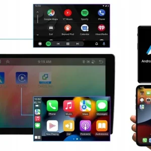 RADIO SAMOCHODOWE 2 DIN 4GB/64GB ANDROID AUTO CARPLAY ANDROID 13 RDSDSP 10" Tani