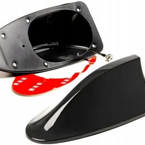 Premium ANTENA DO RADIA FM DACHOWA NA AUTO REKIN PŁETWA CZARNA KOLOR CZARNY DO AUTA