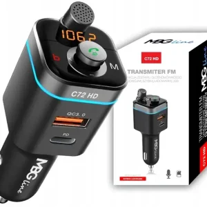 Bezpieczna płatność Transmiter FM Bluetooth 5.0 ładowarka QC 4.0 PD20W