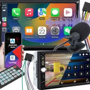 Szybka dostawa Radio Samochodowe 2DIN 7cali Android Auto Car Play BT USB AUX SD Mikrofon