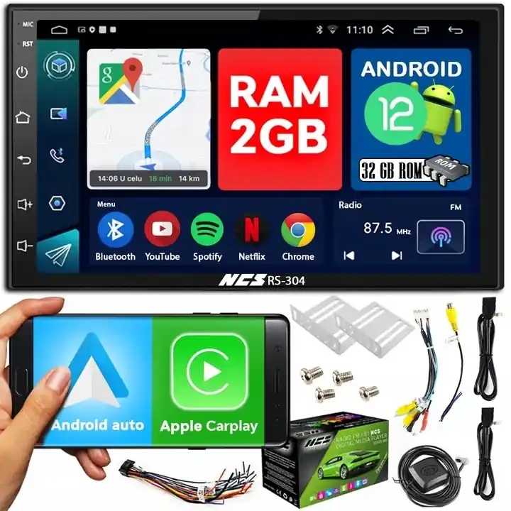 RADIO SAMOCHODOWE 2 DIN ANDROID USB GPS BLUETOOTH Oryginalny