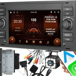 RADIO SAMOCHODOWE ANDROID FORD KUGA S-MAX C-MAX CARPLAY USB RDS GPS WIFI BT Popularny