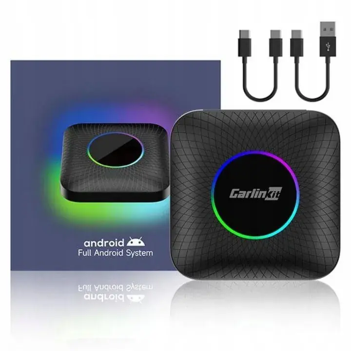 CARLINKIT TBOX AMBIENT RGB 8/128 GB APPLE CARPLAY ANDROID AUTO CARLINK SIM Zwrot pieniędzy