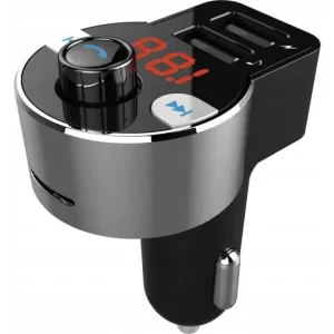 Najlepsza cena Transmiter Samochodowy FM TechniSat DIGICAR 1 BT MP3 WMA 2x USB Mikrofon