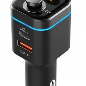 Rabat Transmiter FM, Zestaw Głośnomówiący , Szybka ładowarka USB QC3.0, PD, RGB