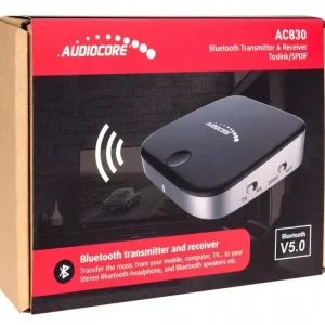 Odbiornik i Nadajnik Bluetooth Apt-X HiFi Audio Toslink AUX Audiocore AC830 Kup teraz