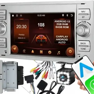 Najlepsza cena RADIO SAMOCHODOWE do FORD KUGA S-MAX C-MAX CARPLAY USB RDS GPS WIFI ANDROID