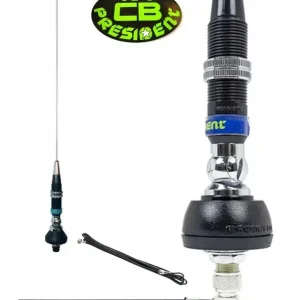 Darmowa dostawa ANTENA CB PRESIDENT IOWA MONTAŻOWA 102CM PIERŚCIENIE INOX