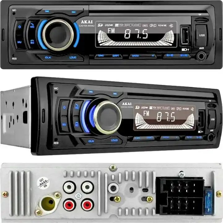 RADIO SAMOCHODOWE AKAI CA016A-9008U BLUETOOTH MP3 USB SD 4x25W LED Oryginalny