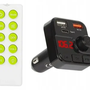 Transmiter FM BLOW Bluetooth 5.0 USB ładowarka 3,1A Tylko dziś