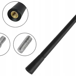 MASZT ANTENY SAMOCHODOWEJ 17CM GWINT 5MM 6MM Niska cena