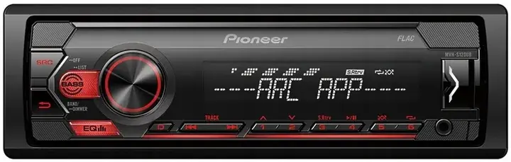 Najlepsza cena Pioneer MVH-S120UB USB AUX 4x50 W Czerwony POLSKA DYSTRYBUCJA