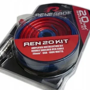 Zestaw REN20KIT kable do wzmacniacza 20mm2/1000W Szybka dostawa