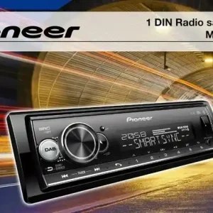 radio samochodowe PIONEER MVH-S520DAB DAB+ Bluetooth AUX USB MP3 1-DIN Popularny