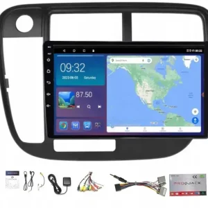 Rabat RADIO NAWIGACJA GPS HONDA CIVIC 1995-2000 WIFI BT CARPLAY USB 2GB 64GB