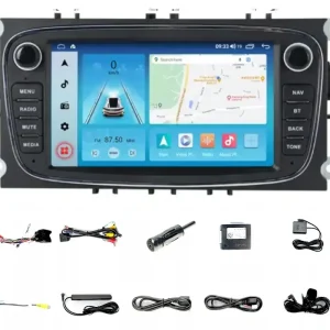 Ekspresowa dostawa RADIO NAWIGACJA GPS ANDROID FORD MONDEO FOCUS SMAX 4/64GB MODEM SIM