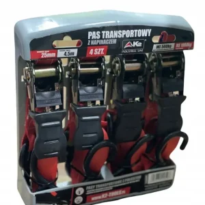 K2 PAS TRANSPORTOWY Z NAPINACZEM N-PAS01 4 SZTUKI Tani