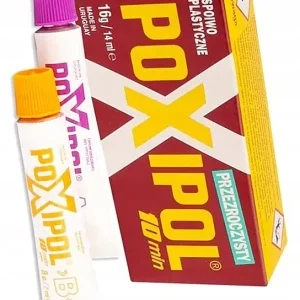 V2J25 dwuskładnikowy przezroczysty 16g/14ml POXIPO Wysoka jakość