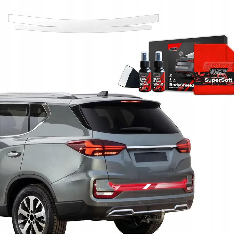 Zamów teraz Folia okleina PPF na próg bagażnika do SsangYong Rexton (2023-2025) Grizz