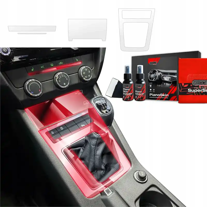 4w1 folia ochronna do wnętrza Skoda Octavia 3 (2017-2020) Bezbarwna Ekspresowa dostawa