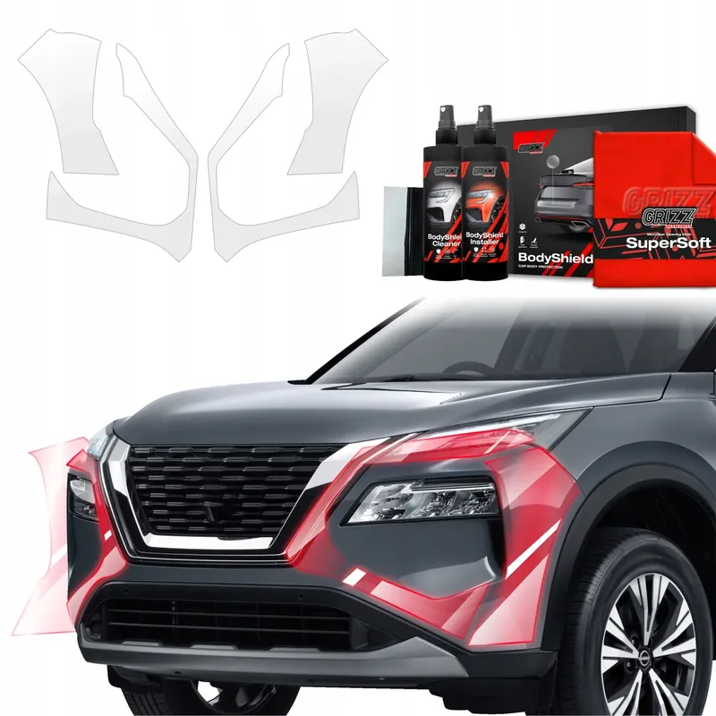4w1 Folia okleina PPF na zderzak do Nissan X-Trail Facelift (2024-2025) Darmowa dostawa