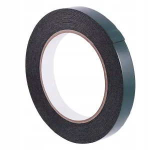 Wysoka jakość MOCNA CZARNA TAŚMA DWUSTRONNA PIANKOWA 19mm x500cm