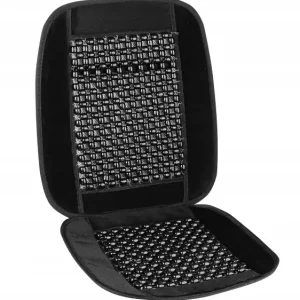 Zwrot pieniędzy Mata koralikowa na fotel samochodowy DREWNO CZARNA