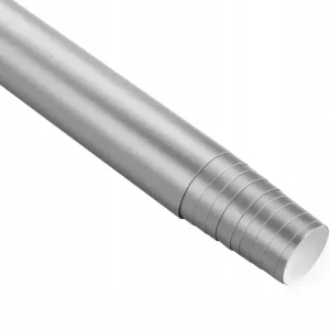 FOLIA SAMOCHODOWA CHROM MAT PERŁA SREBRNA SATYNA 50x152cm SAMOPRZYLEPNA Bezpieczna płatność