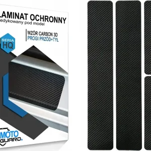 Autentyczny CARBON Folia Ochronna PPF na progi do AUDI A4 B8