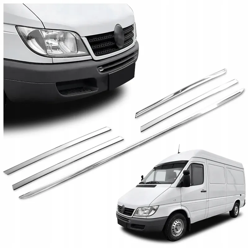 Listwy atrapy przedniej grilla do MERCEDES SPRINTER W901-W905 1998-2006 Wyprzedaż