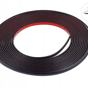 Listwa dekoracyjna, czarny mat, 9 mm x 8 m (86171) Szybka dostawa