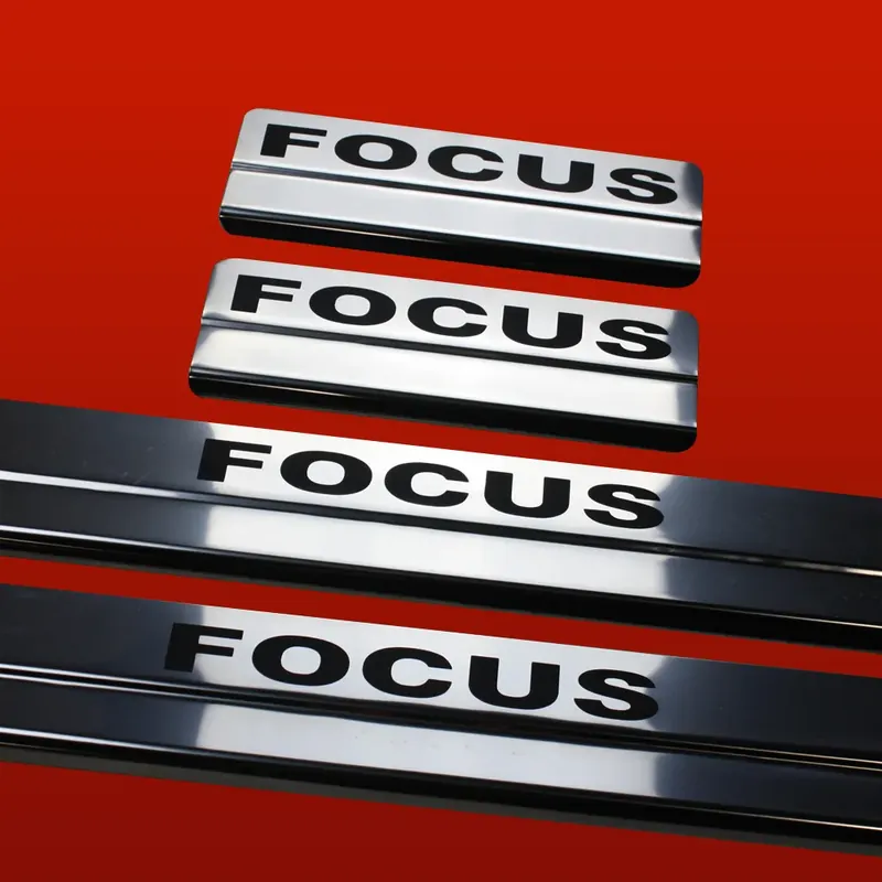 Zwrot pieniędzy FORD FOCUS MK3 Nakładki progowe ze stali nierdzewnej 304 Wykończenie połysk