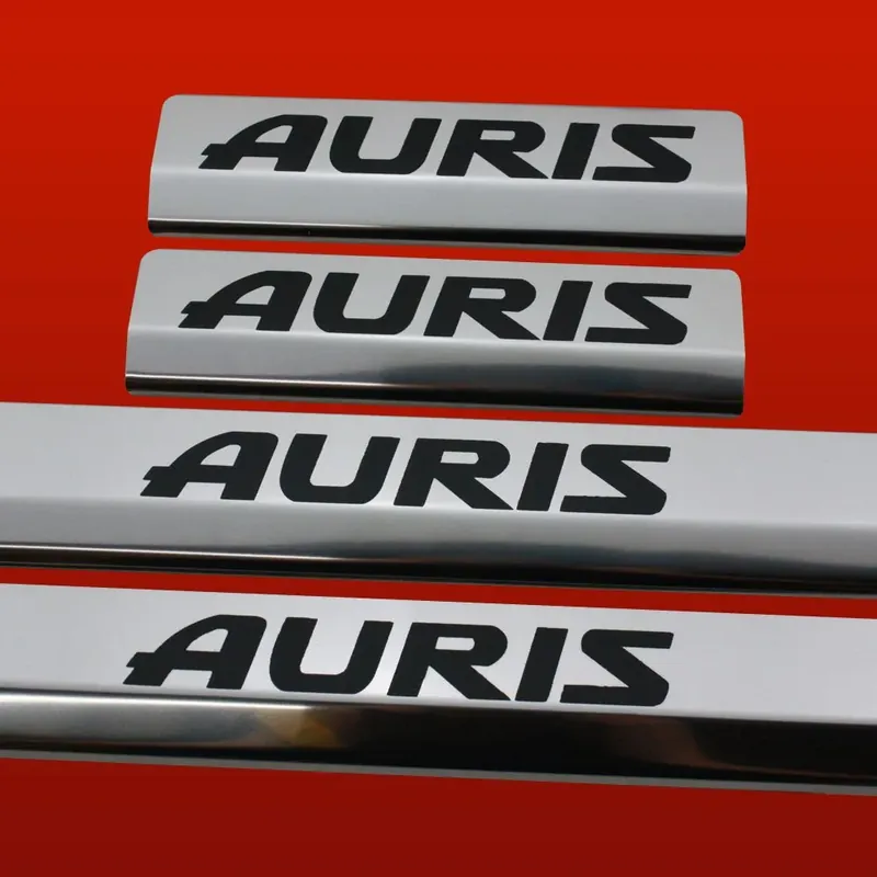 Zwrot pieniędzy TOYOTA AURIS MK2 Nakładki progowe ze stali nierdzewnej 304 Wykończenie poły