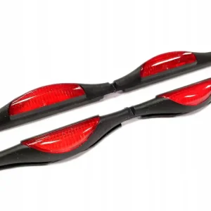 ODBOJNIKI OCHRANIACZE NA KRAWĘDŹ DRZWI CZERWONE x2 Premium