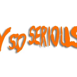 Wycinana naklejka WHY SO SERIOUS joker pomarańczowa Darmowa dostawa