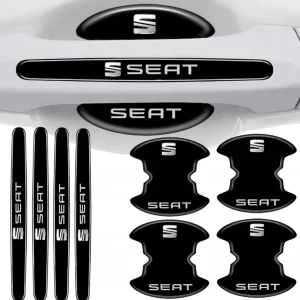 Naklejki ochronne pod klamki samochodu SEAT MOCNA FOLIA do auta 8 szt Oferta limitowana