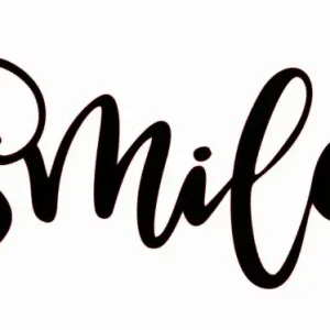 Popularny NAKLEJKA BEZ TŁA NA AUTO SAMOCHÓD SZYBĘ SMILE!