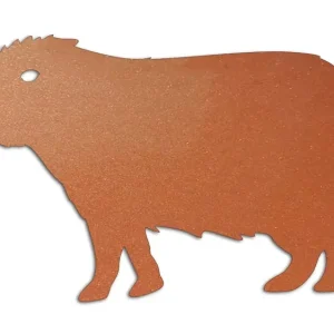 Oferta limitowana Wycinana naklejka KAPIBARA miedziana - J and A