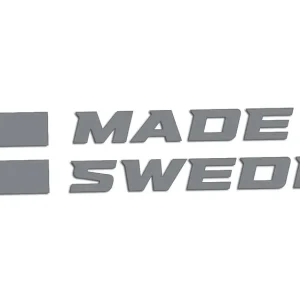 Wycinana naklejka MADE IN SWEDEN do Saab Scania Volvo szara - J and A Darmowa dostawa