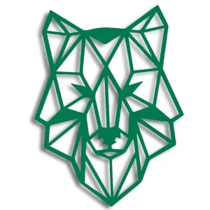 Zwrot pieniędzy Wycinana naklejka WILK #1 zielona - J and A