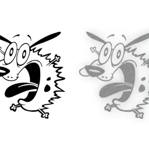 Zamów teraz CHOJRAK TCHÓRZLIWY PIES W02 - Naklejka na samochód na auto ODBLASKOWA