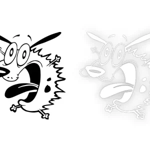 CHOJRAK TCHÓRZLIWY PIES W02 - Naklejka na samochód na auto KOLOR Ostatnia szansa