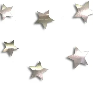 Wycinane naklejki GWIAZDKI 10szt chromowane Bezpieczna płatność