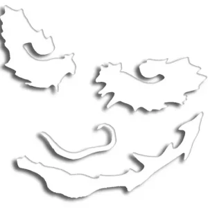 Wycinana naklejka JOKER biała Darmowa dostawa