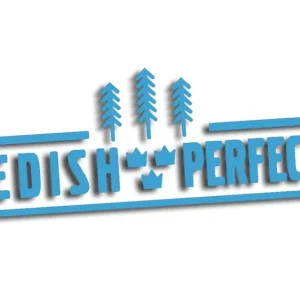 Wycinana naklejka SWEDISH PERFECTION volvo saab scania błękitna Tani