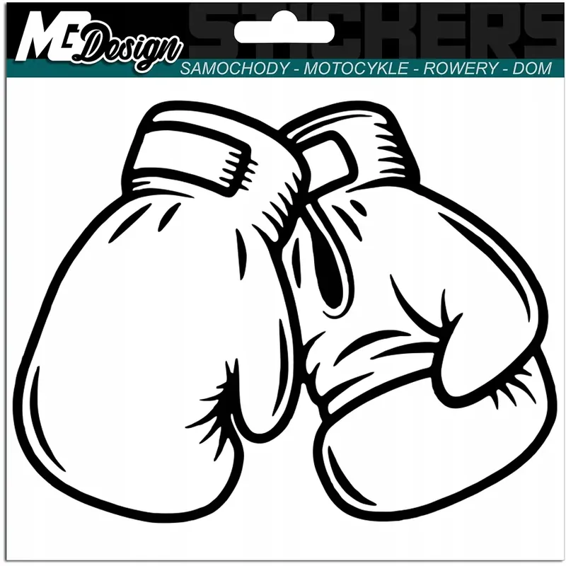 NAKLEJKA HOBBY SPORT BOKS RĘKAWICE 12x15 cm Kup teraz